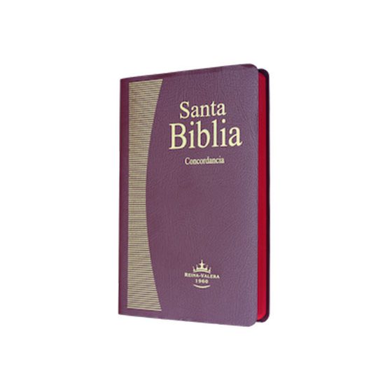 Biblia Reina Valera 1960 letra Estandar Concordancia simil piel Eco Bordo