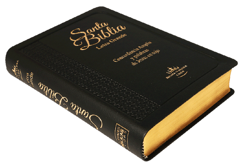 Biblia Reina Valera 1960 Para Hombre Letra Grande Negra