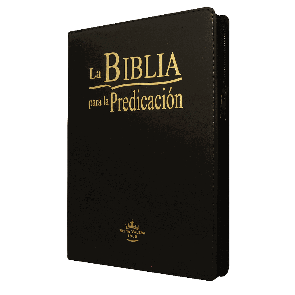 Biblia Para La Predicación índice Cierre Negro Rvr 1960