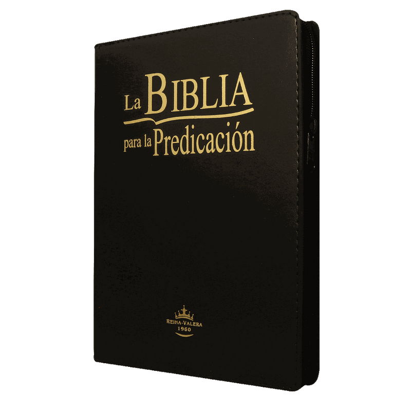 Biblia Para La Predicación índice Cierre Negro Rvr 1960