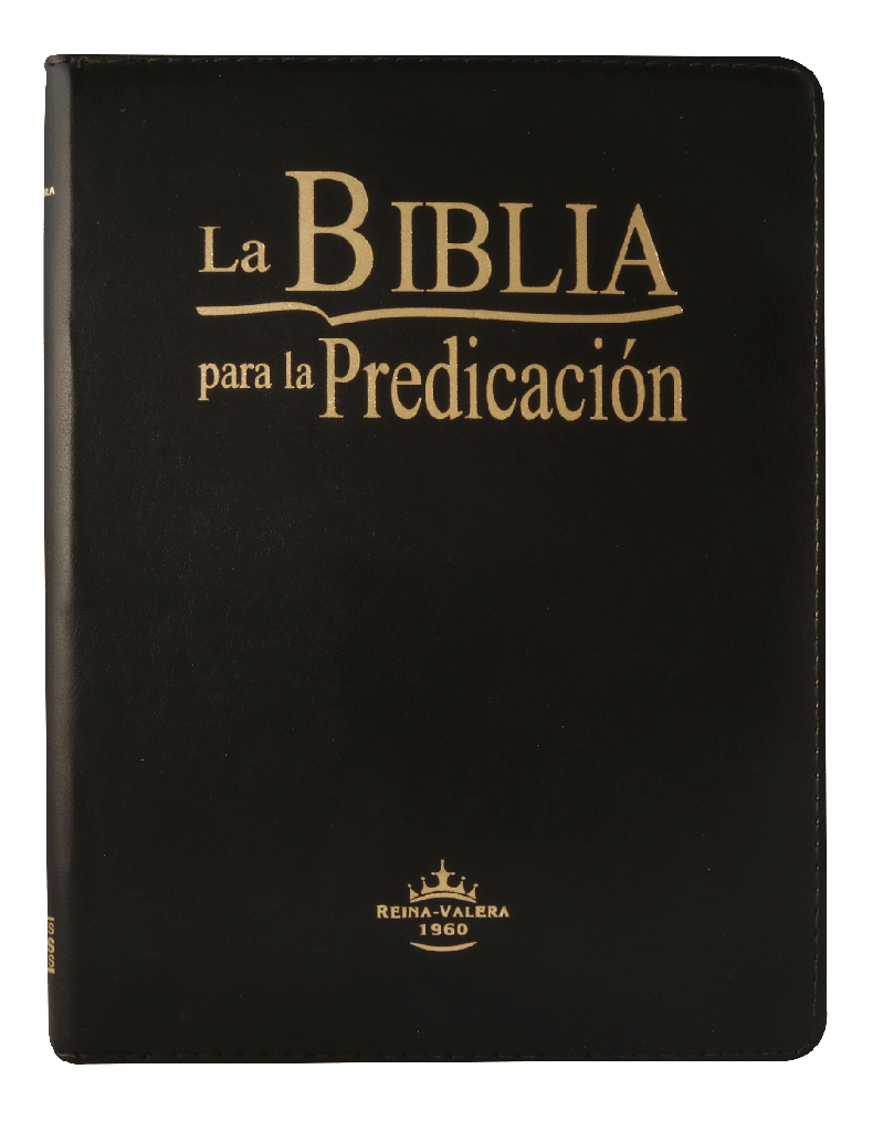 Biblia Para La Predicación índice Cierre Negro Rvr 1960