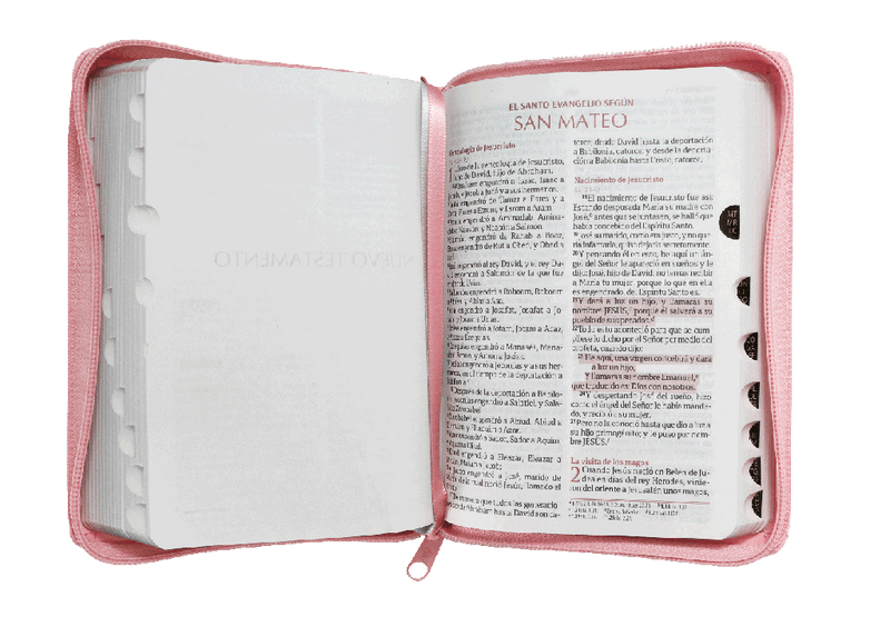 Biblia Rosa Cierre índice Fuente Bendición Reina Valera 1960
