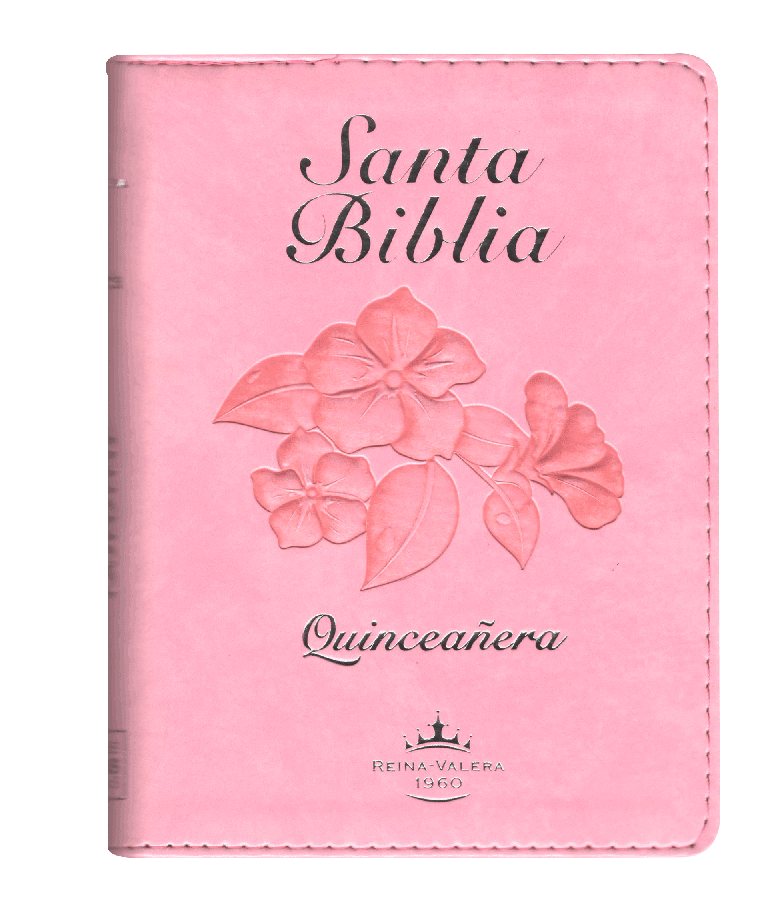 Biblia Quinceañera - Reina Valera 1960 Letra Mayor Cierre Indice Rosa -