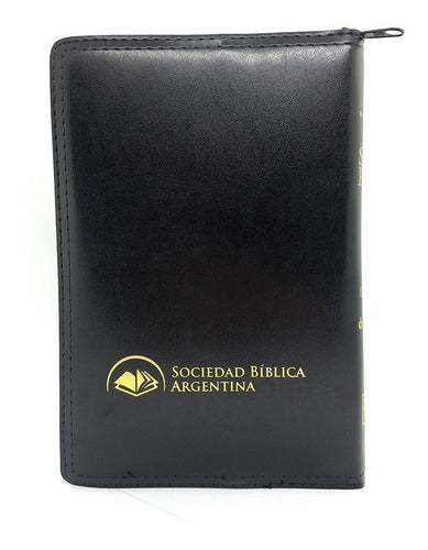 Biblia Reina Valera 1960 Cierre Letra Grande Negro Pjr Sba