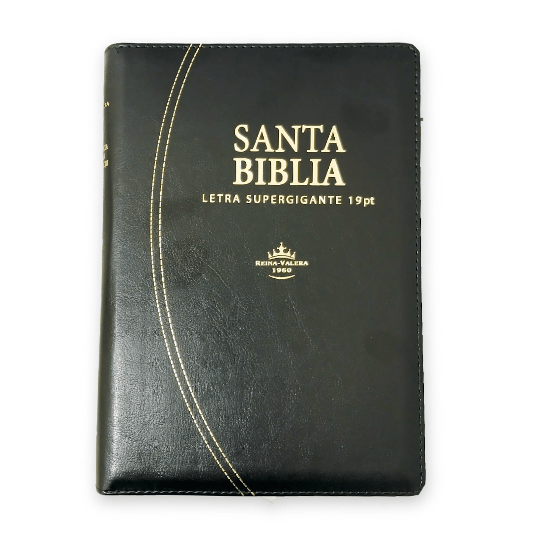 Biblia Reina Valera 1960 Letra 19 Super Gigante Cierre Negro
