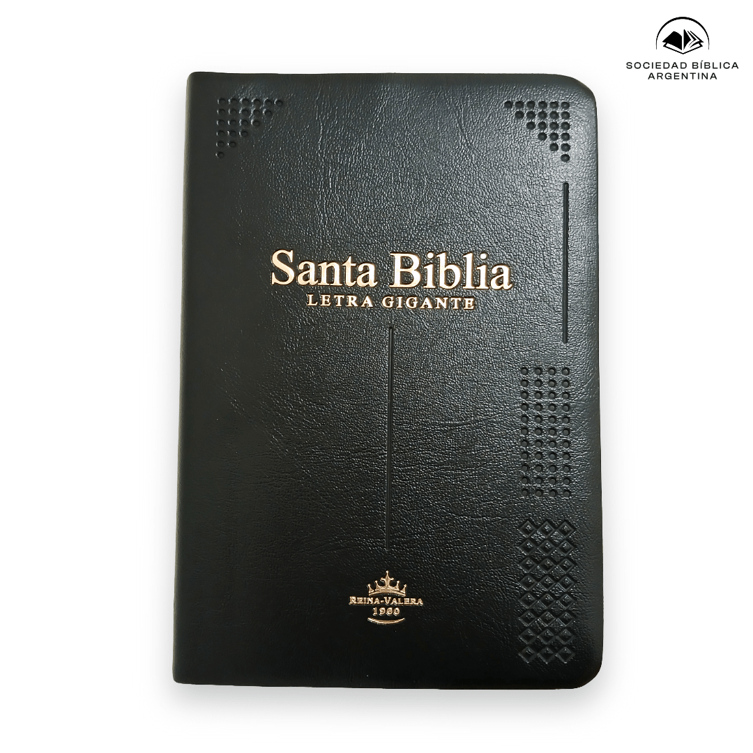 Biblia Reina Valera 1960 Letra Gigante Negro 14 Puntos