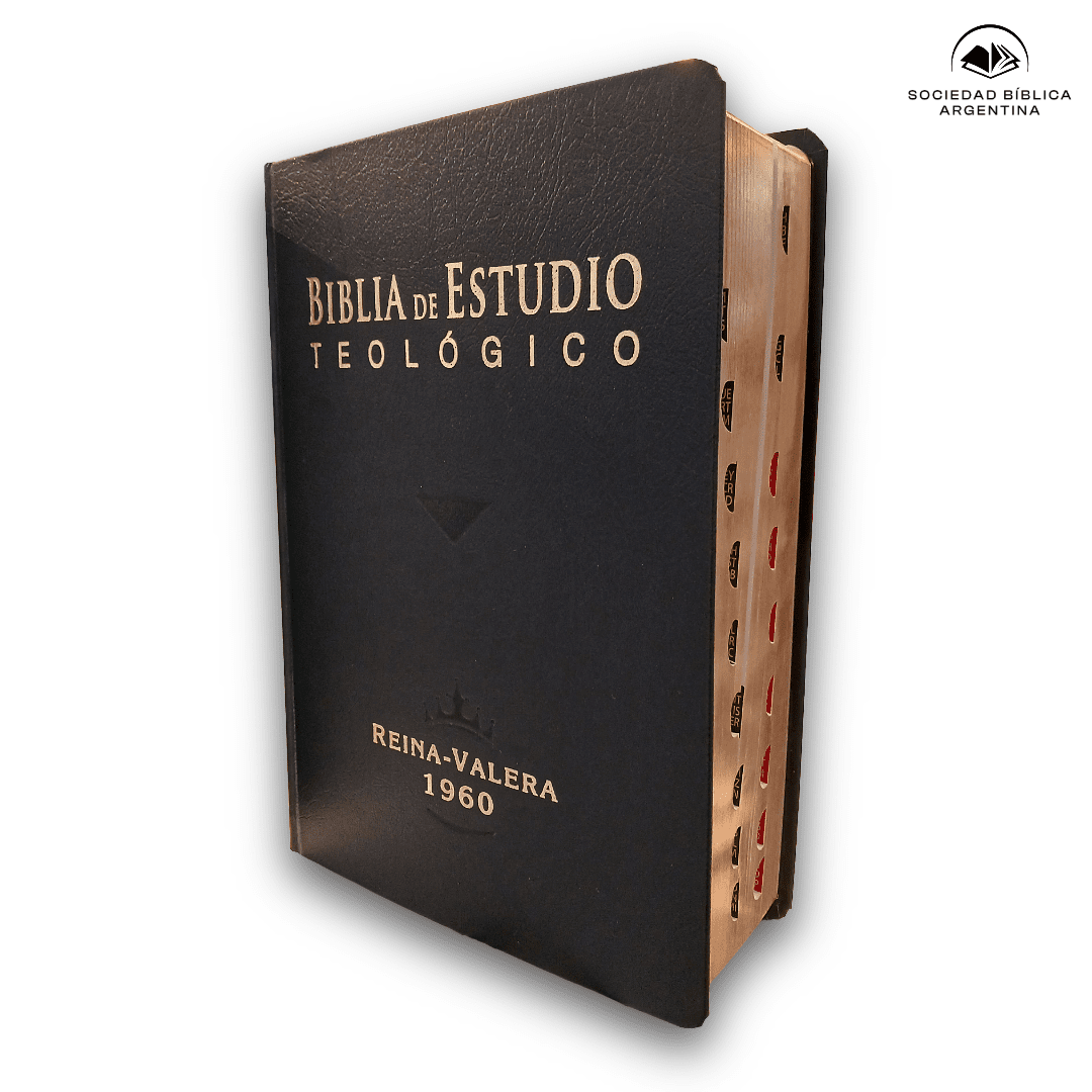 Biblia Reina Valera 1960 de Estudio Teologico Tapa Dura