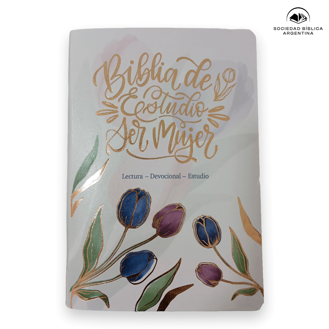 Biblia de Estudio RVR 1960 Ser Mujer Flores