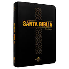 Biblia Reina Valera 1960 Letra Grande Negro Flexible