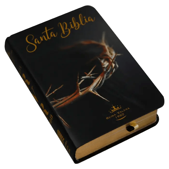 Biblia Reina Valera 1960 · 7x11 cm · Letra 7 pt · Bolsillo · Corona de Espinas