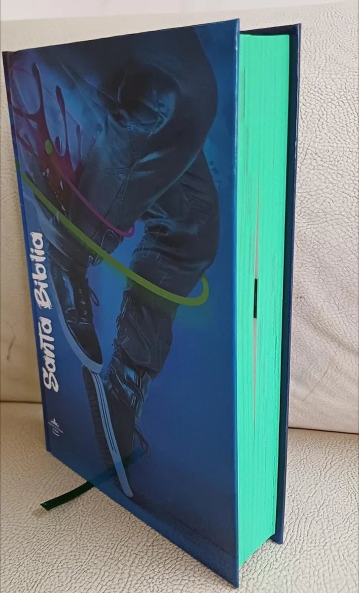 Biblia Reina Valera 1960 · Ultra Fina · Fuente de Bendición · Tapa rústica ilustrada para jóvenes