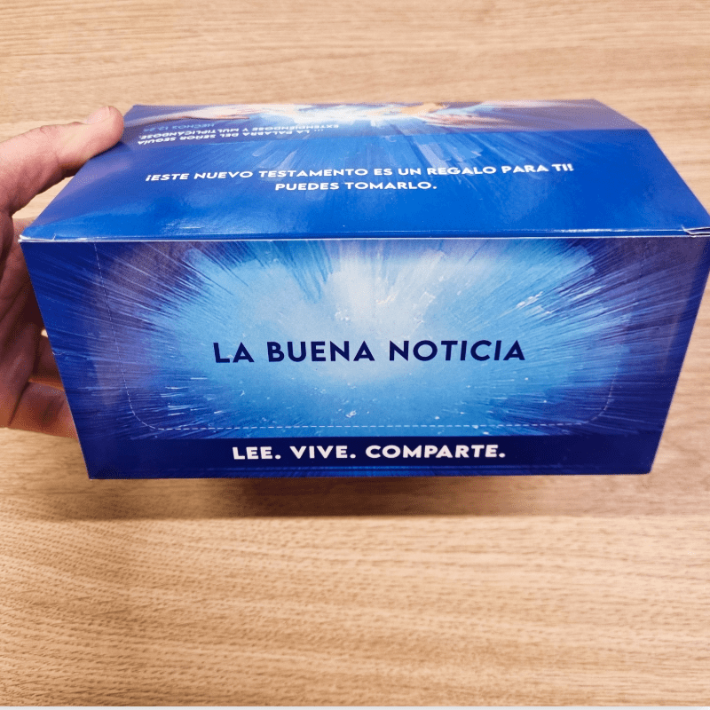Pack X10 Nuevo Testamento Traducción Lenguaje Actual – Tapa Cartulina La Buena Noticia, 12 x 17 cm