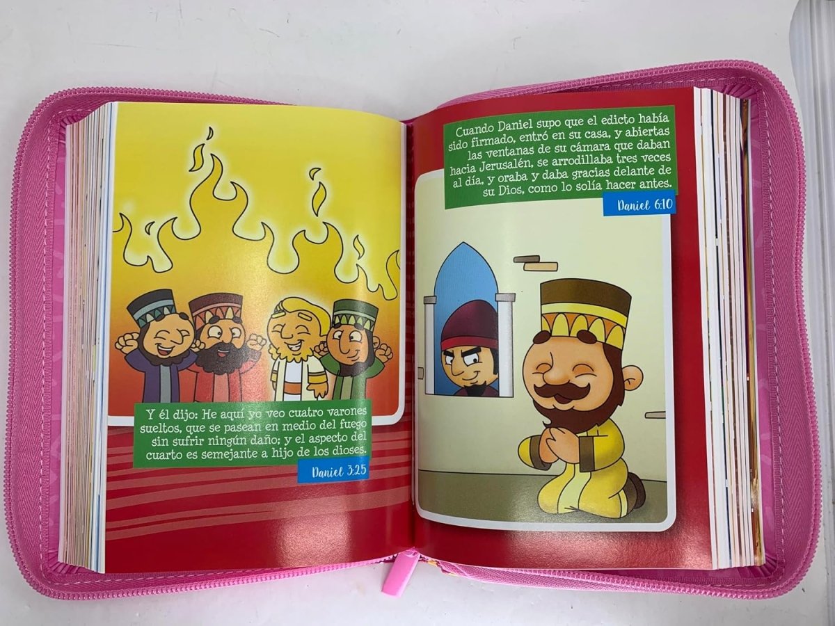 Biblia Mi Gran Viaje 045 RVR60 Imitación piel con cierre Rosa