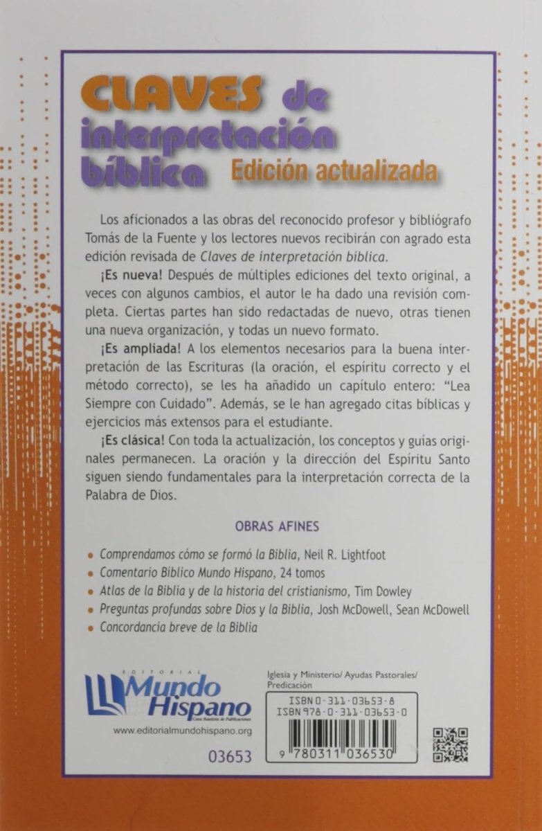 Claves De Interpretacion Biblica - Mundo Hispano