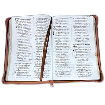 Biblia Reina Valera 1960 Super Gigante índice Duotono Marrón Cierre
