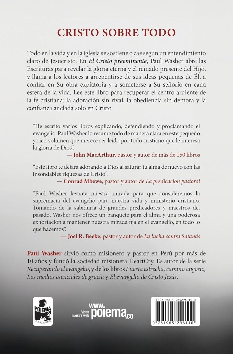 El Cristo Preeminente - Paul Washer