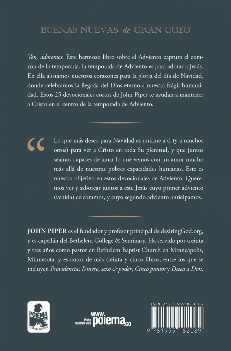 Buenas Nuevas De Gran Gozo - John Piper