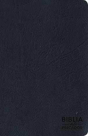 Biblia Del Pescador Reina Valera 1960, Letra Grande, Azul Simil Piel