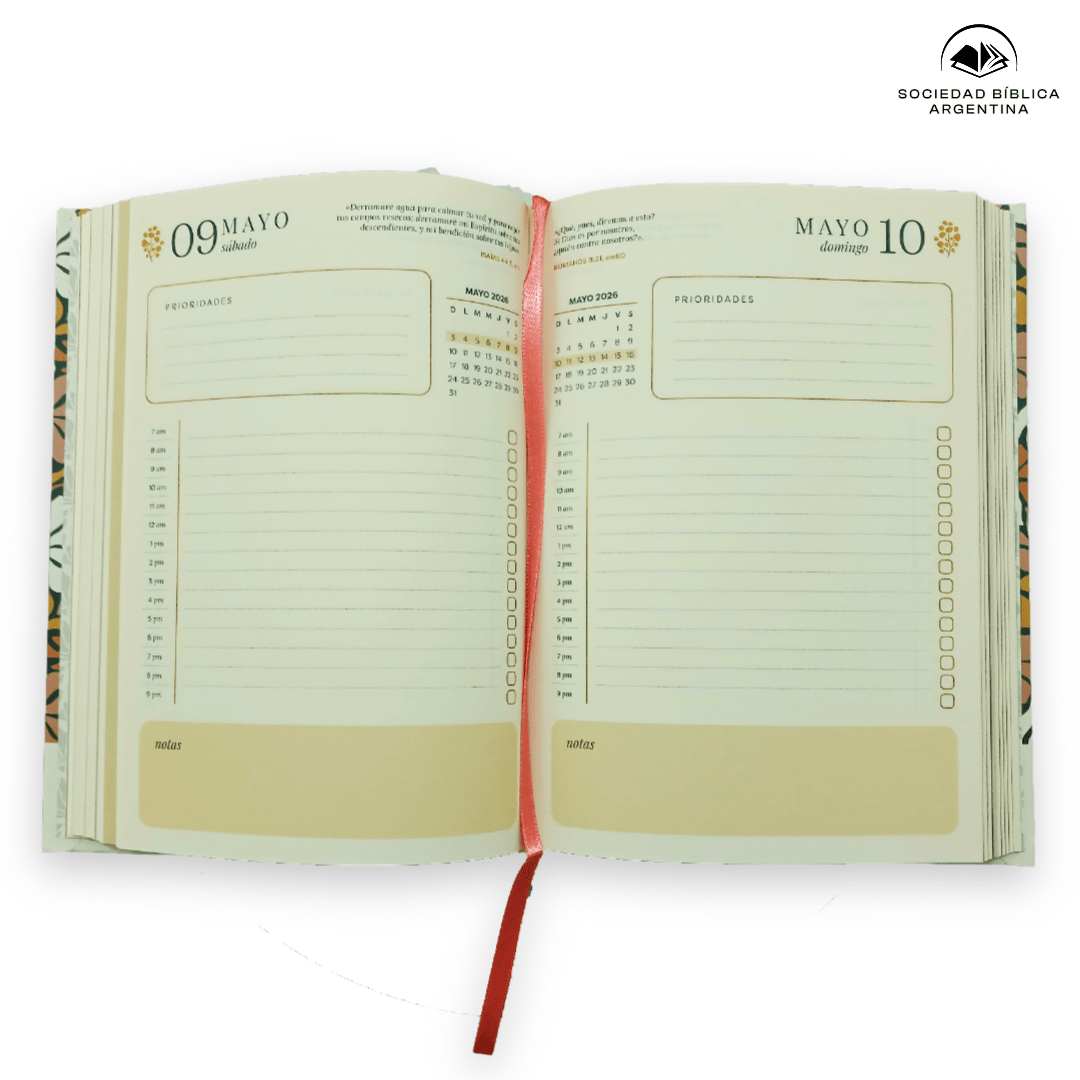 Agenda 2026 Mujeres – Tapa Dura – Diseño Flores