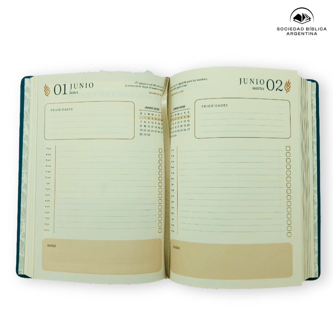 Agenda 2026 Mujeres – Tapa Dura – Verde