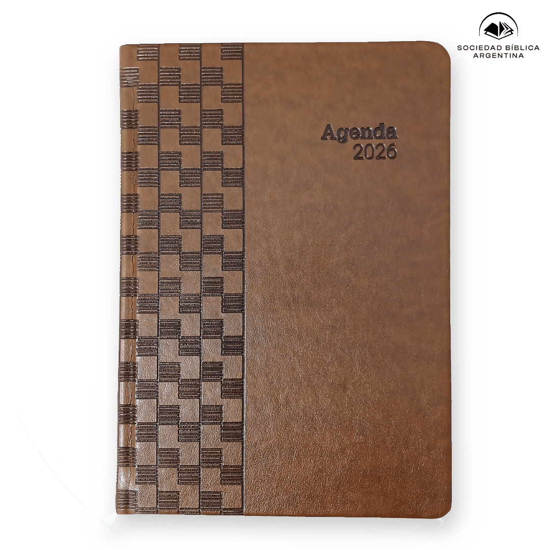 Agenda 2026 Hombres – Tapa PU – Café