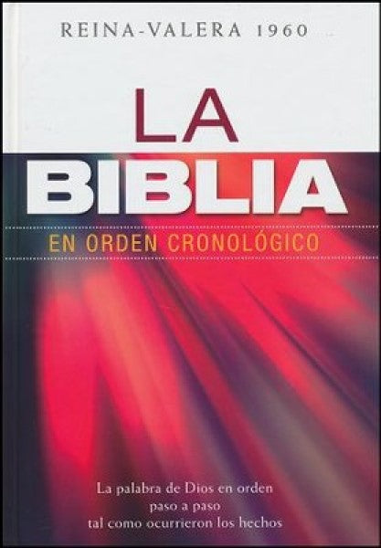 Biblia De Estudio En Orden Cronologico Tapa Dura