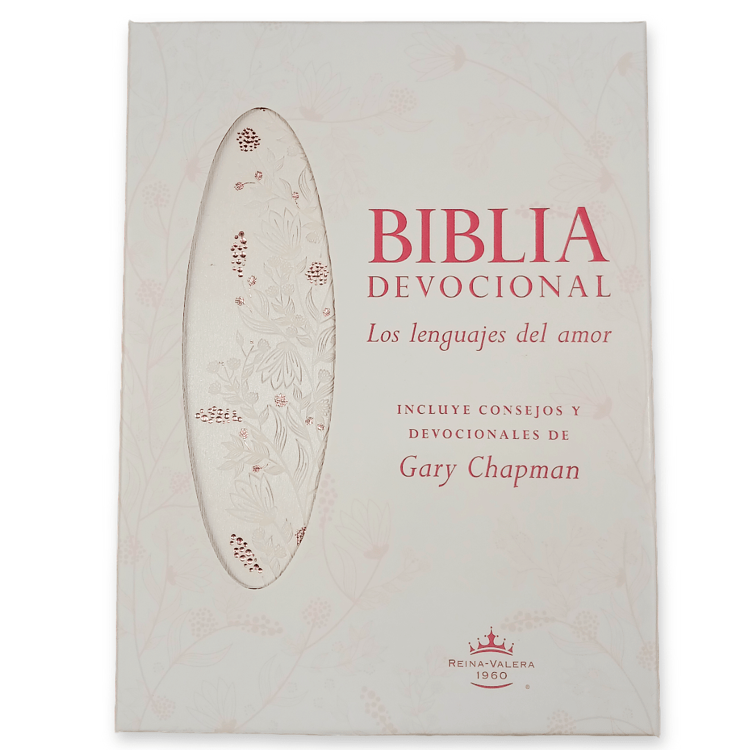 Biblia RVR 1960 Devocional Los lenguajes del amor Oro Rosa
