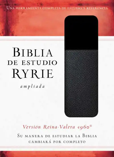 Biblia De Estudio Ryrie Dos Tonos Color Negro Tf