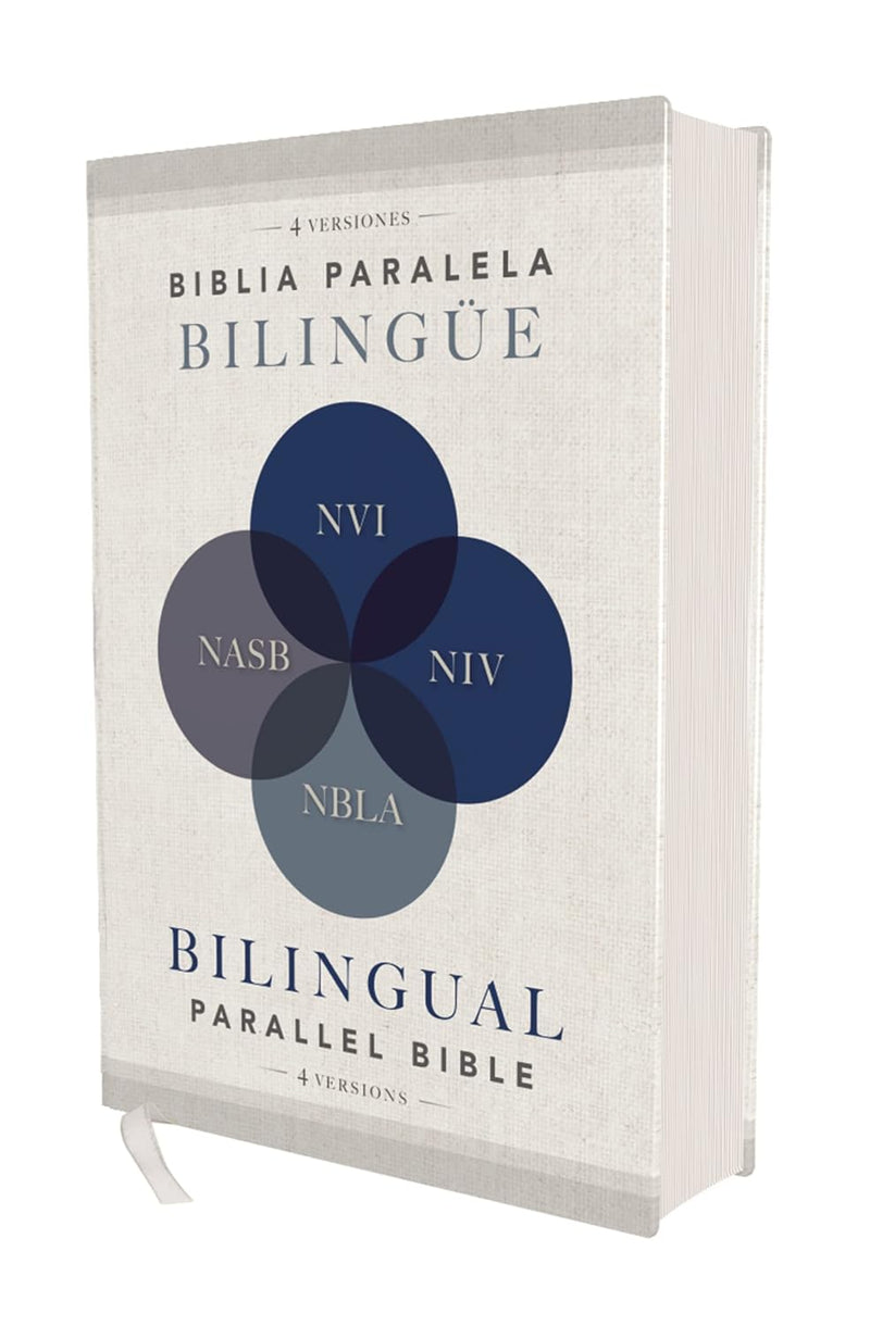 Biblia Paralela Bilingue NVI/ NBLA Tapa Dura