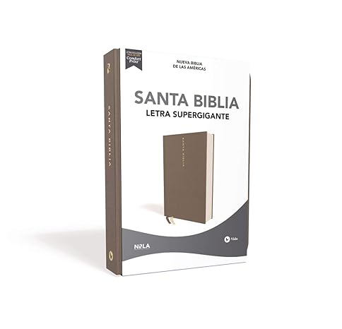 Biblia Nbla Santa Biblia Letra Supergigante 14 Puntos Tapa Dura/Tela Gris