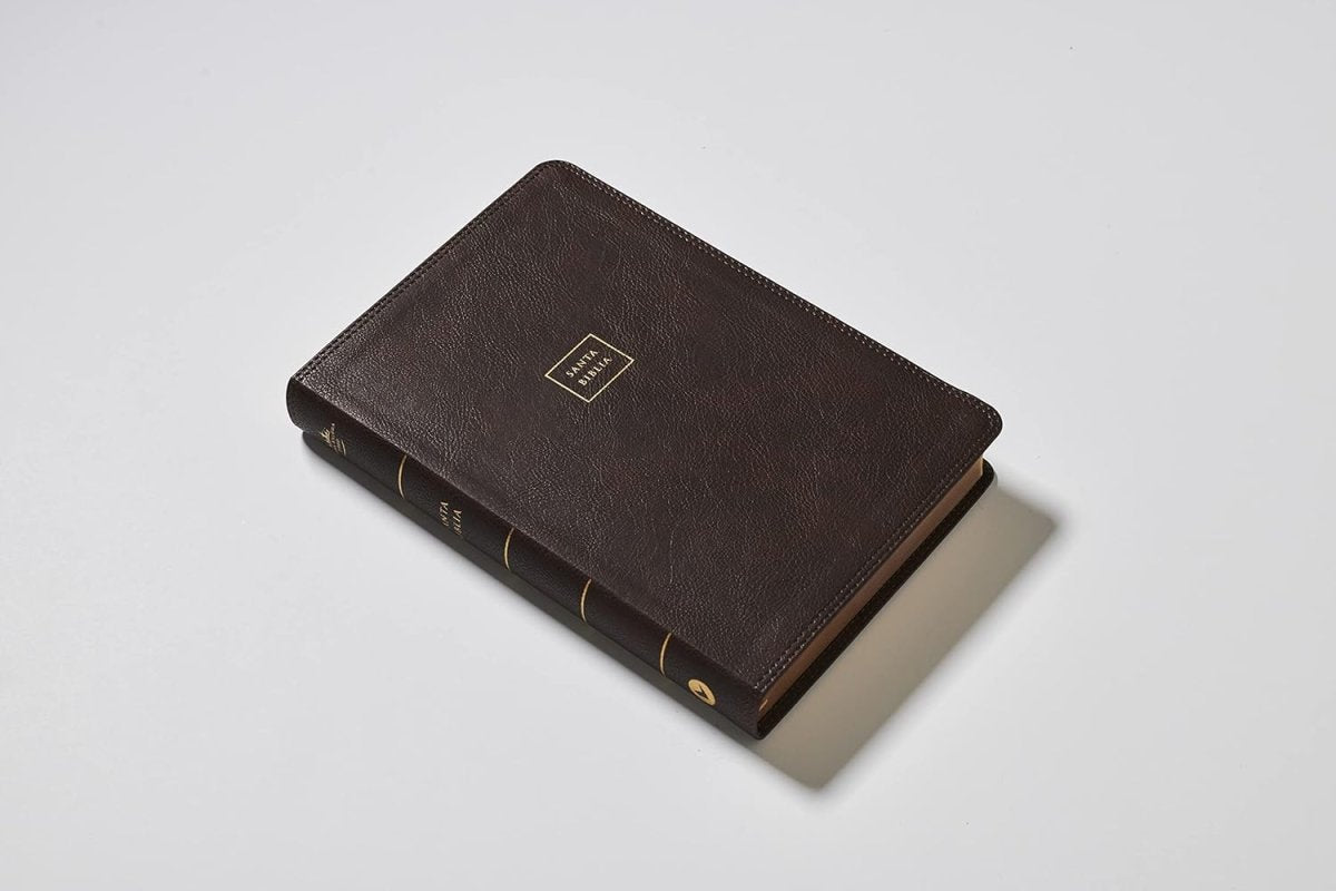 Rvr60, Biblia Del Ministro, Letra Gigante, Leathersoft, Café, Palabras De Jesús En Rojo