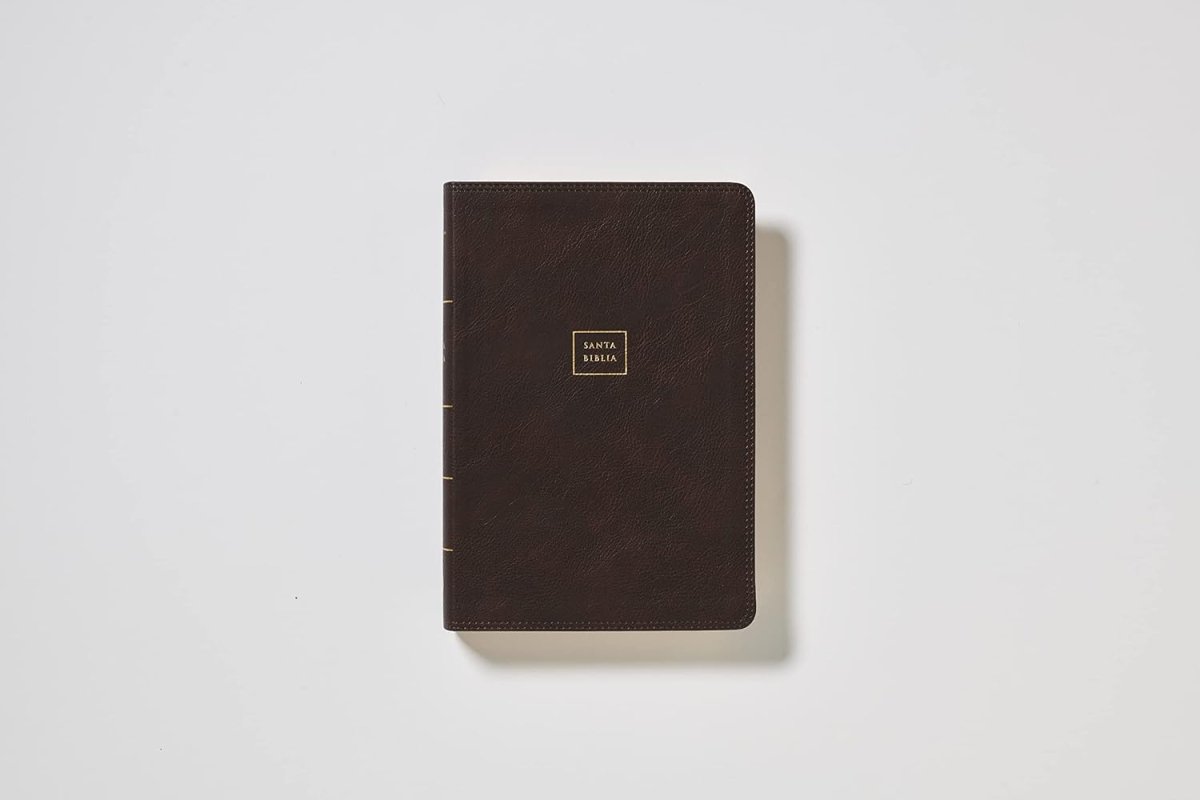 Rvr60, Biblia Del Ministro, Letra Gigante, Leathersoft, Café, Palabras De Jesús En Rojo