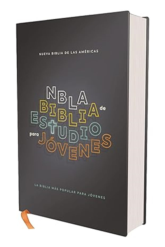 Biblia Nueva Biblias de las Américas De Estudio Para Jovenes Tapa Dura Azul Comfort Print