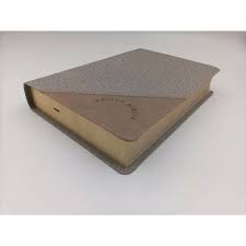 Biblia Reina Valera 1960 Biblia Letra Grande Tamaño Manual Gris Y Marron Simil Piel B&H