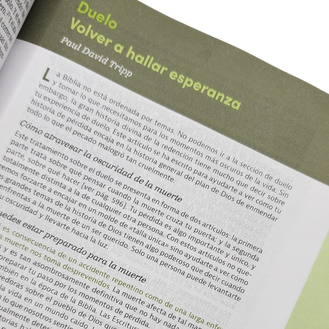 Biblia Rvr 60 De Estudio Consejeria Para La Vida Letra 9,5 Tapa Dura
