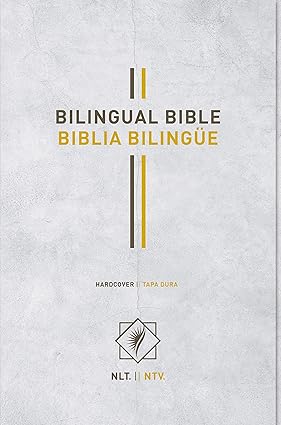 Biblia Bilingue Ingles NLT Español NTV Gris