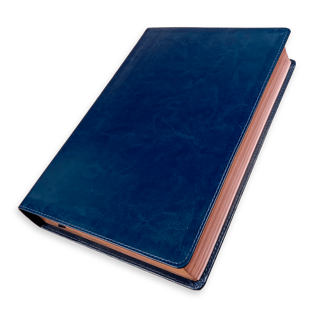 Biblia Nueva Traducción Viviente Letra Mediana 11 p PJR Edición Clásica Azul