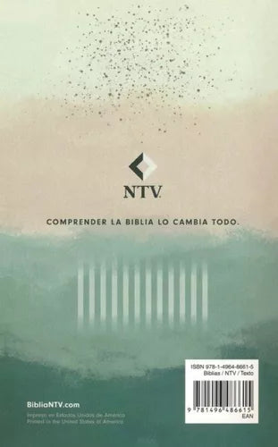 Biblia Nueva Traducción Viviente economica Gris - Misionera