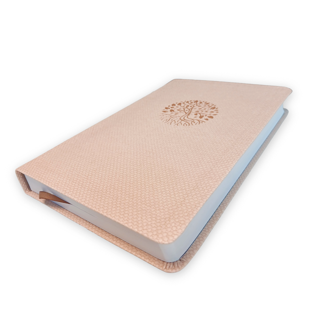 Biblia Nueva Traducción Viviente Letra Grande Símil piel Café claro