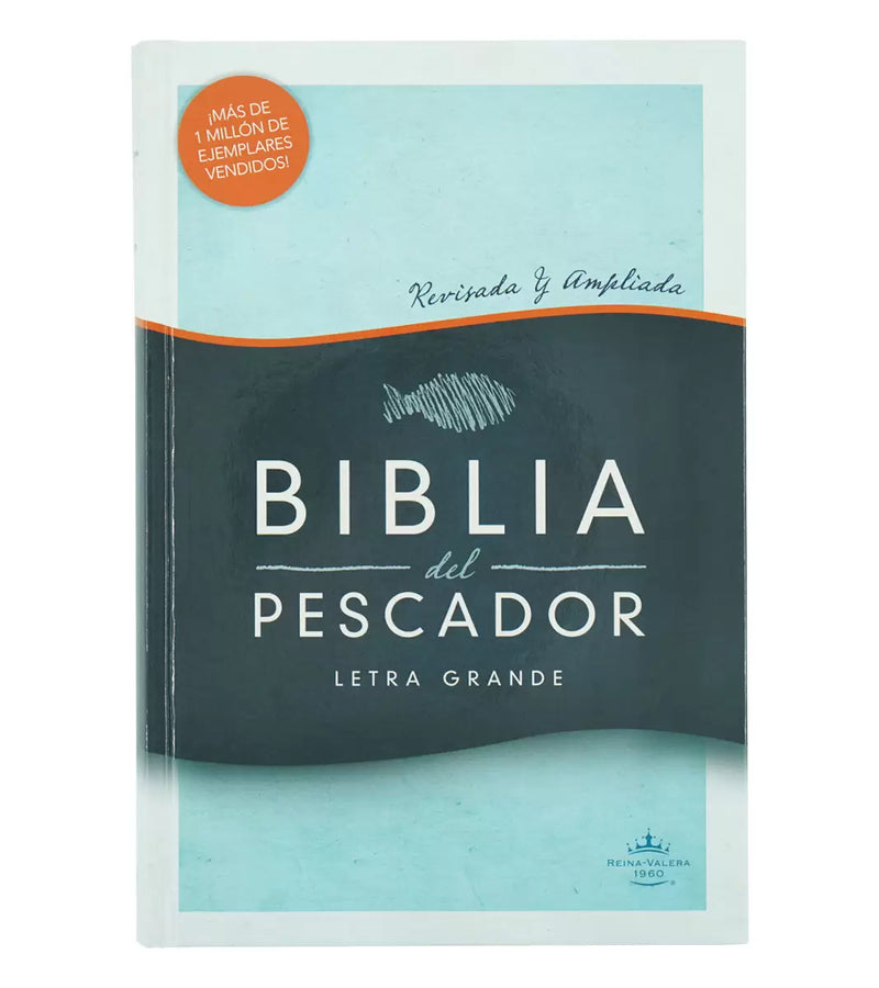 Biblia Reina Valera 1960 De estudio Del Pescador Letra Grande Tapa Dura