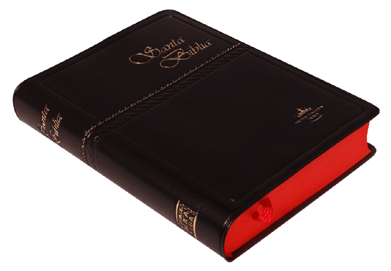 Biblia Reina Valera 1960 Tapa Vinilica Color Negro