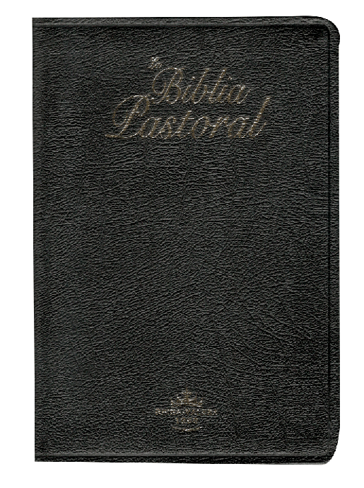 Biblia Pastoral Negra Cuero Legítimo Reina Valera 1960