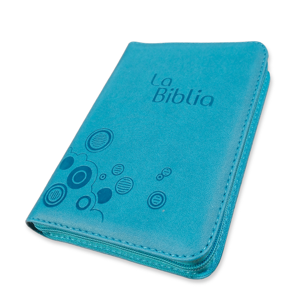 Biblia Mediana Cierre Letra Mayor Turquesa Lenguaje Actual