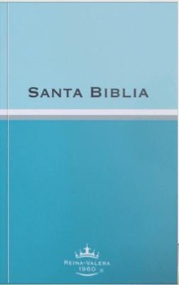 Biblia Reina Valera 1960 1M Celeste Azul Económica