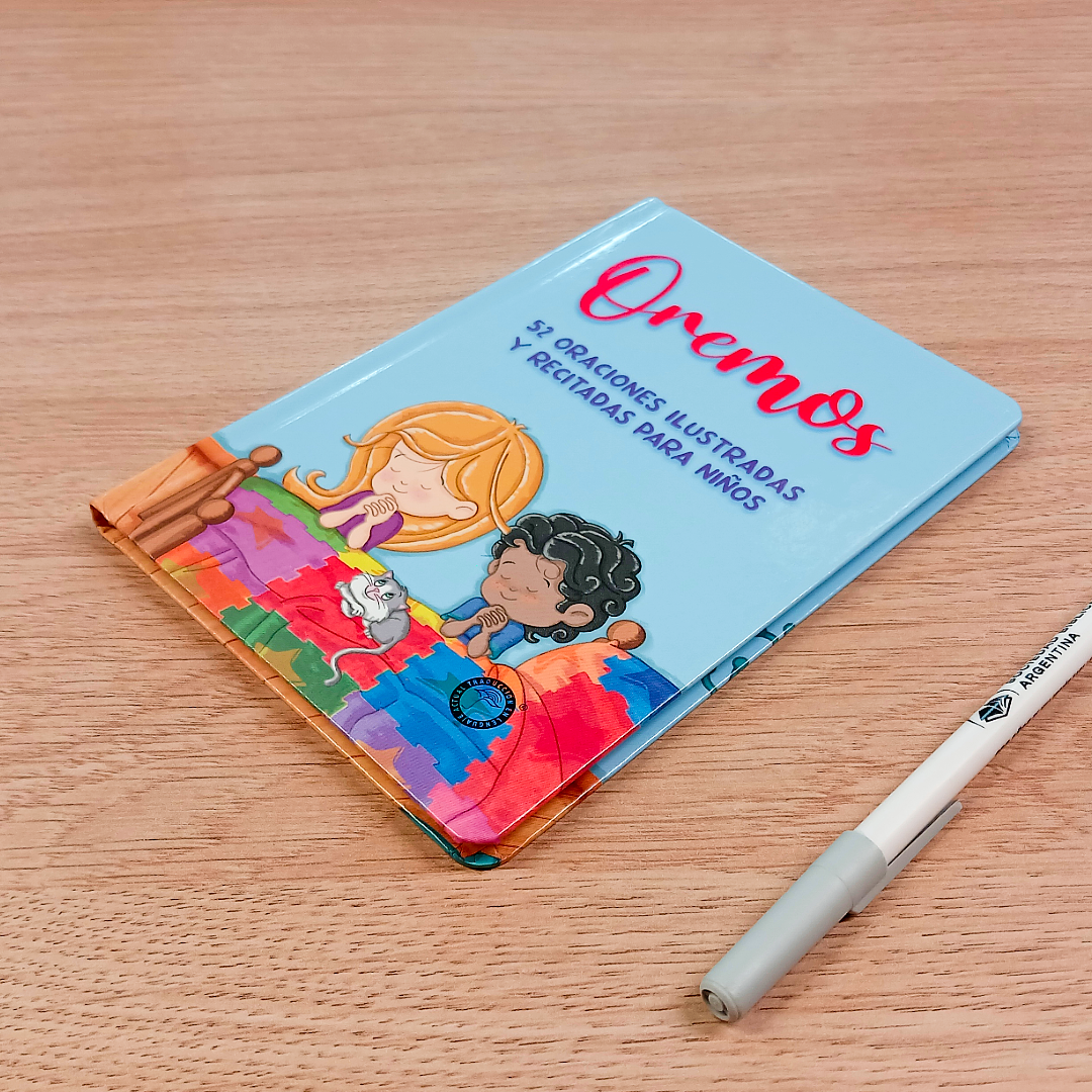 Biblia Oremos Traducción Lenguaje Actual – Tapa Dura Celeste, Letra 10 Puntos