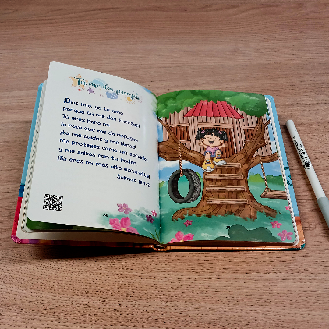Biblia Oremos Traducción Lenguaje Actual – Tapa Dura Celeste, Letra 10 Puntos