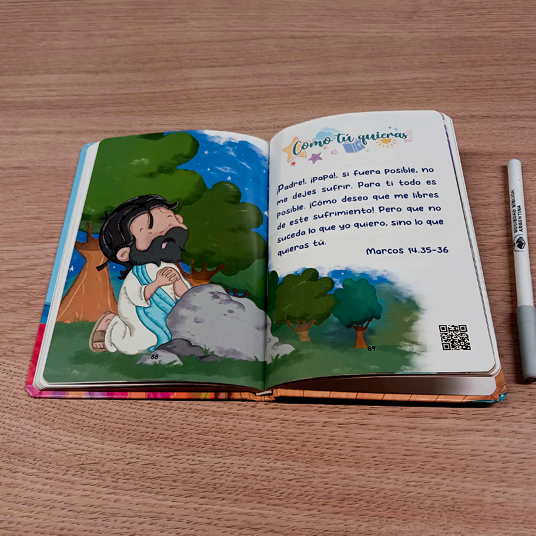 Biblia Oremos Traducción Lenguaje Actual – Tapa Dura Celeste, Letra 10 Puntos