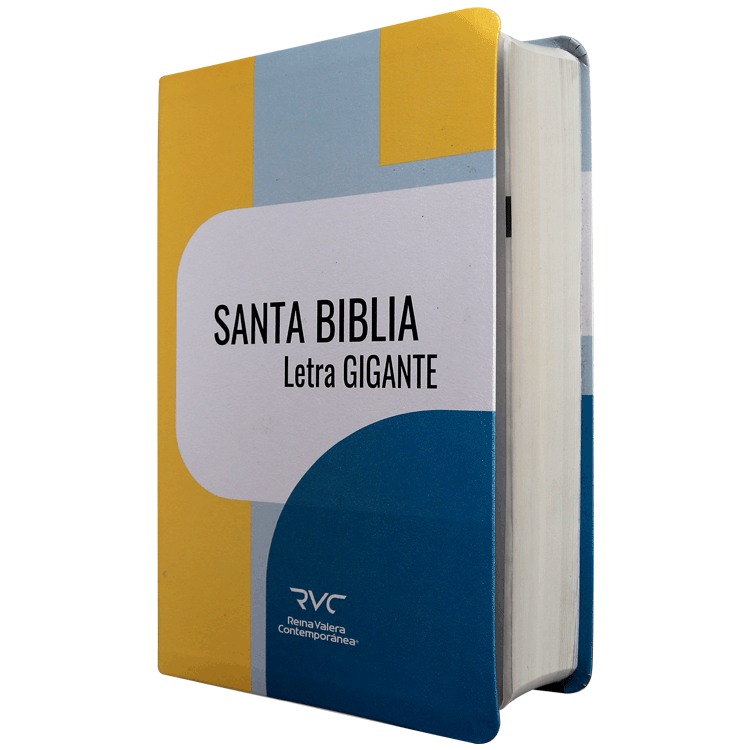 Biblia Reina Valera Contemporánea Letra Gigante Azul