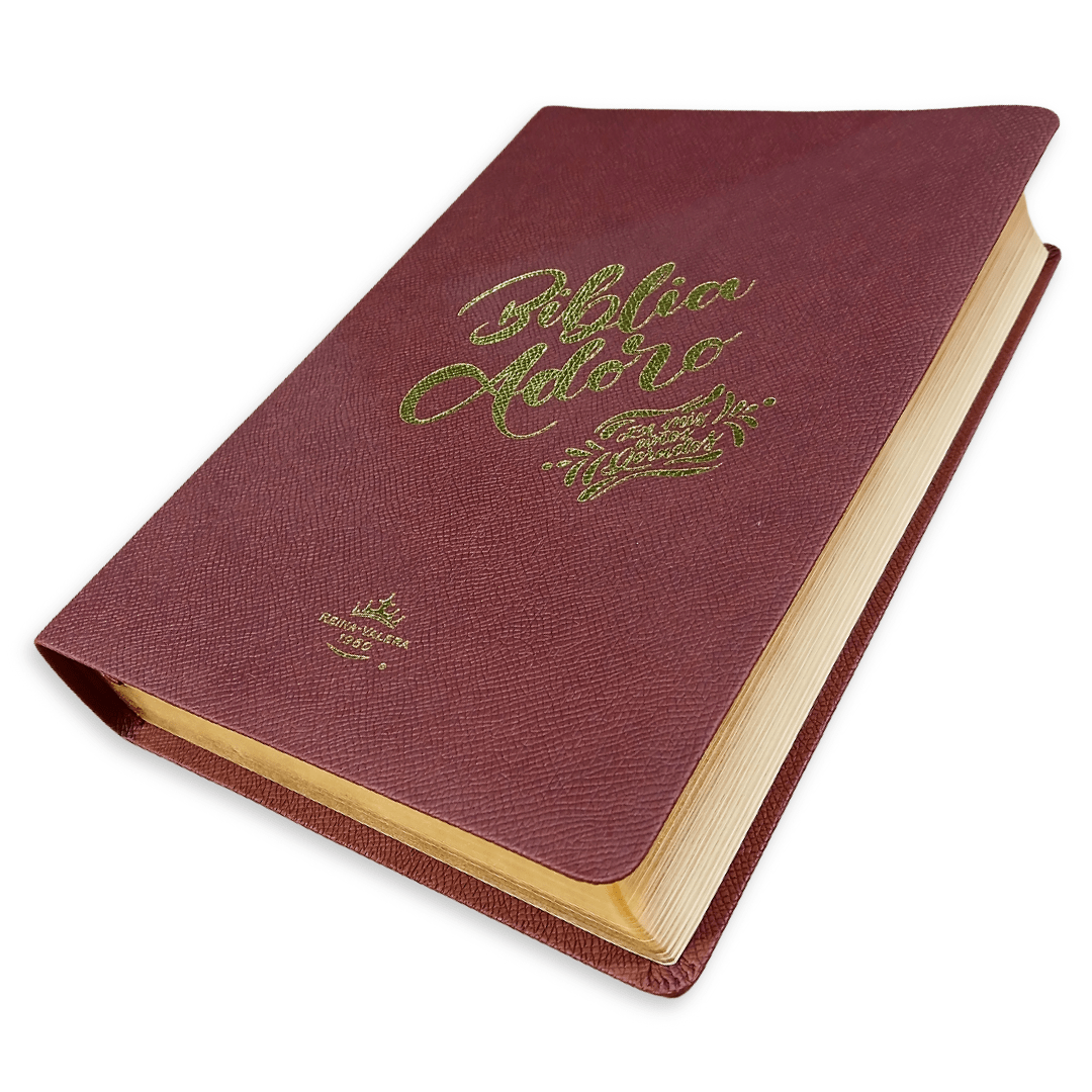 Biblia Reina Valera 1960 Letra Gigante Palabras de Jesús en Rojo Adoro Tapa Blanda