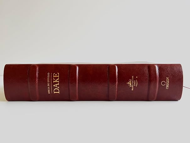 Biblia Reina Valera 1960 De Estudio Dake Tamaño Grande Piel Marron